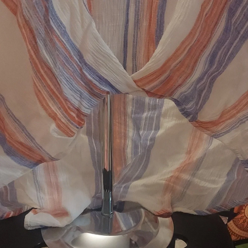 Universal Thread Multicolor Striped Blouse - Picture 4 of 6